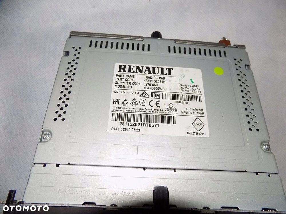 dw sandero stepway radio wyświetlacz 281152021r - 3