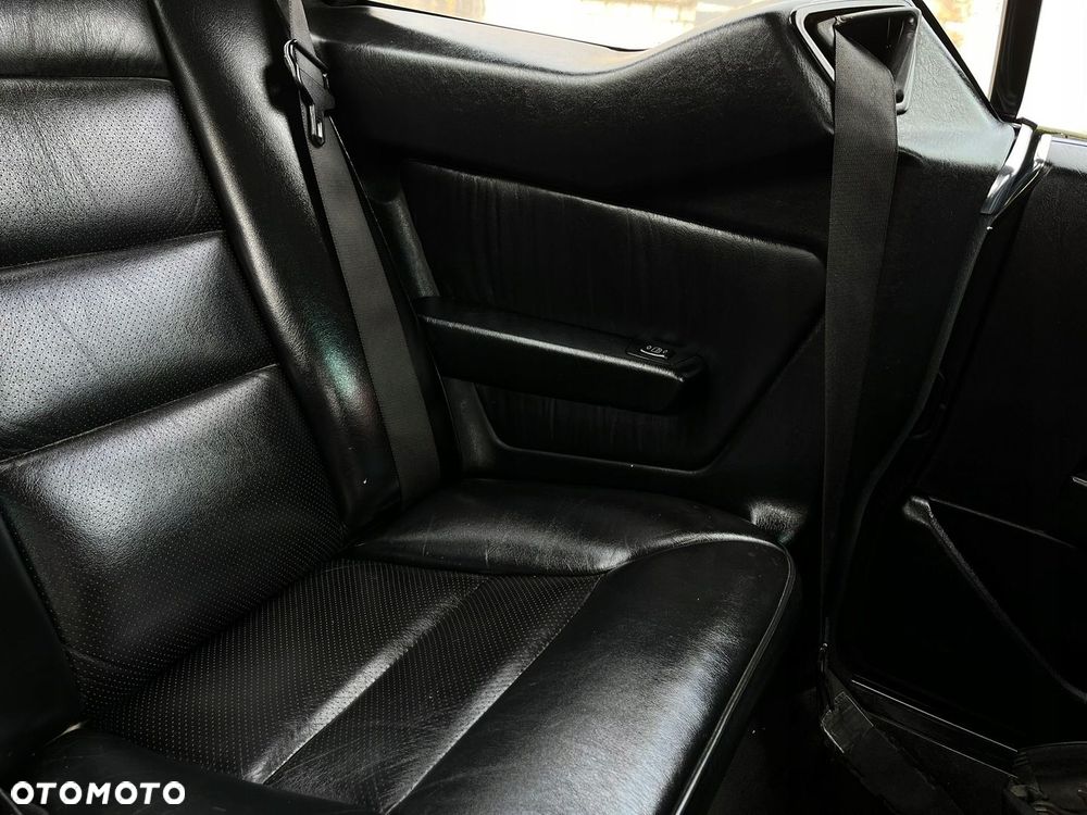 TAPICERKA SKÓRZANA FOTELE KANAPA BOCZKI SKÓRA CZARNA MERCEDES W124 COUPE CE - 14