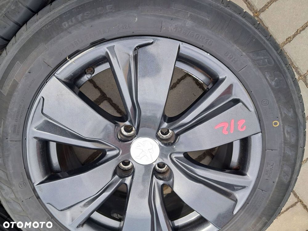 peugeot 2008 i felgi aluminiowe 16" 9678398177 6,5j et20 4x108 - 6