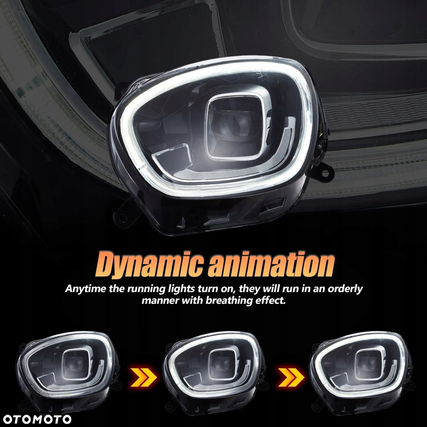 Reflektory Lampy kpl Full Led Diodowe Black Matrix Mini Countryman II 2 f60 - 8