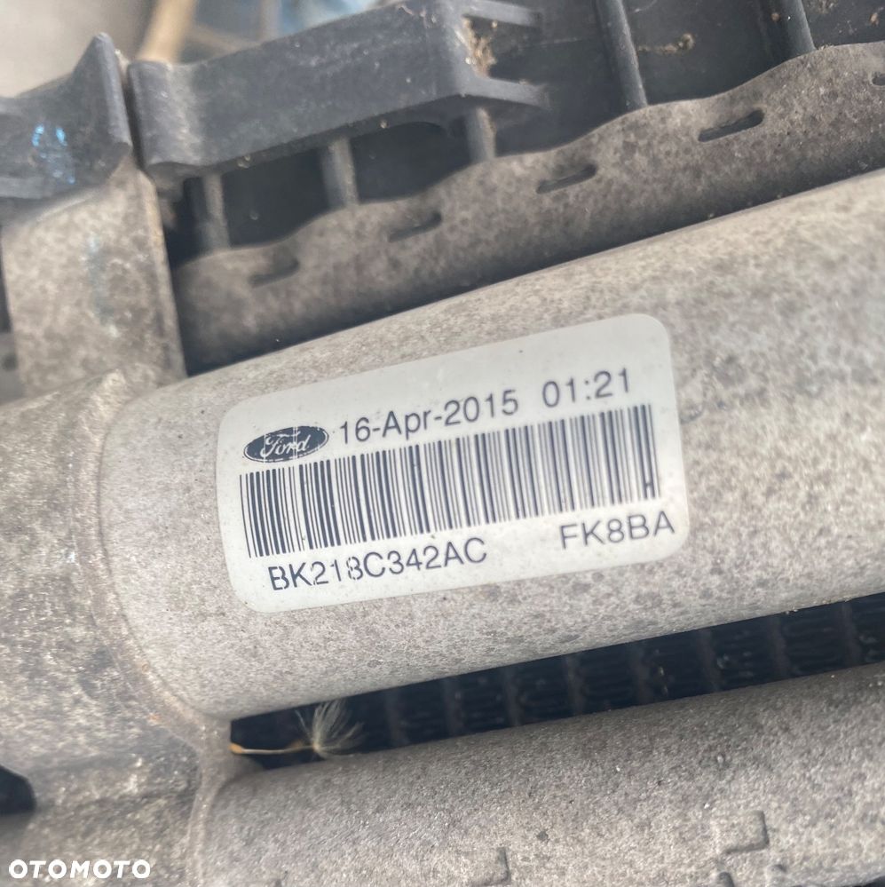 Ford Transit Custom Mk8 2016r MASKA BŁOTNIK przedni  lewy LAMPA przednia lewa REFLEKTOR grill atrapa ZDERZAK pas przedni chłodnice KOMPLETNY PRZÓD pokrywa silnika komplet chłodnic wentylator - 12