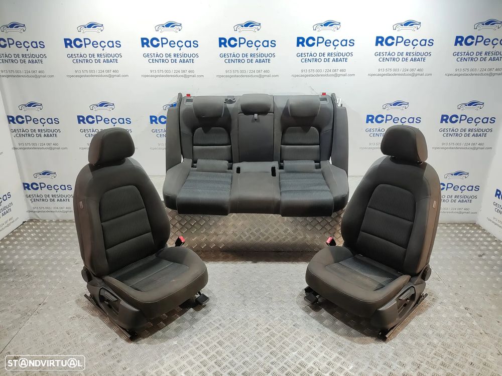 Conjunto Bancos Originais Tecido Audi A4 B8 Carro 5 Portas - 12