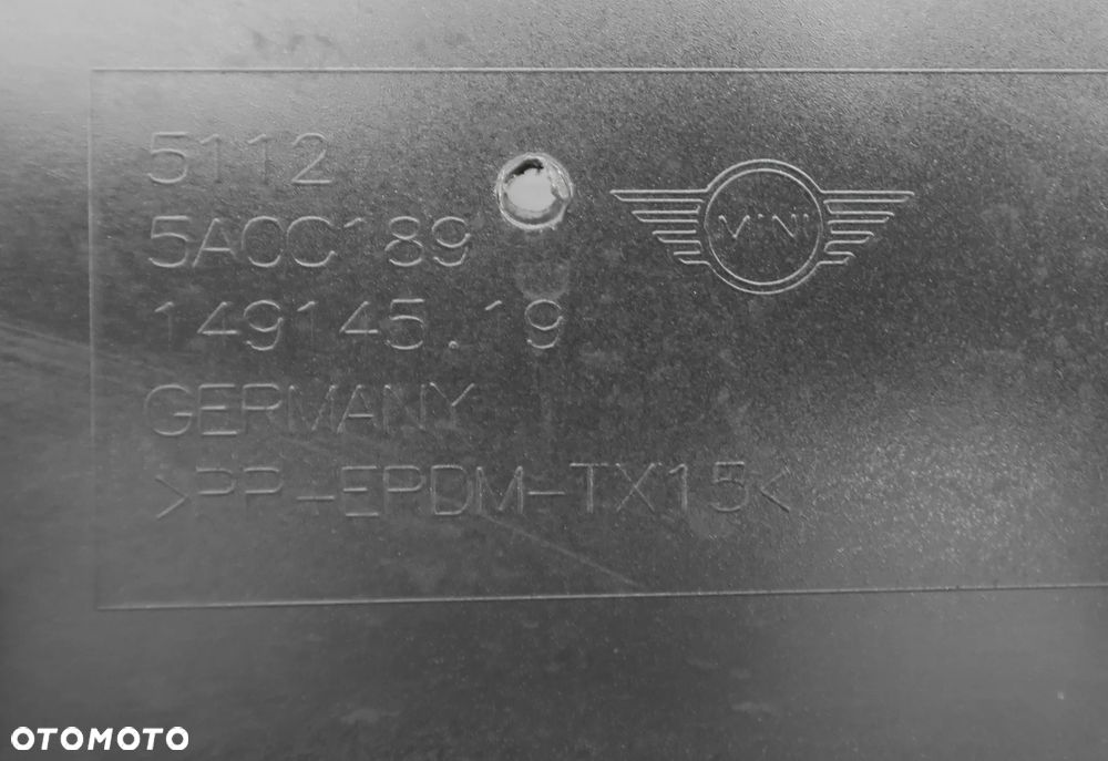 MINI COUNTRYMAN 3 III U25 2023 - zderzak spoiler tył ORYGINAŁ OE - 9