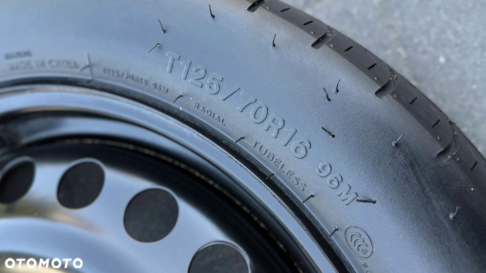Koło dojazdowe r16 5x108 125/70 Ford focus ST Jaguar Volvo dojazdówka felga Hankook S300 95M - 9