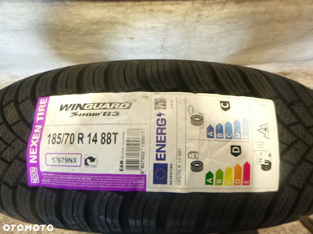 nowa opona zima 1x OPONA ZIMOWA 185/70R14 Nexen SNOW G WH2 88T - 2