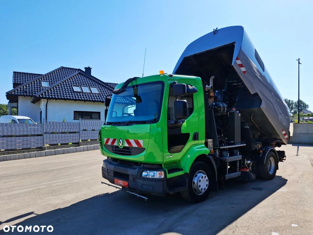 Renault Midlum 270 DXI Zamiatarka BUCHER Szczotki L/R Lewa I Prawa Strona 2 Silniki Karcher Listwa Ciśnieniowa Lanca Na Bębnie 2011r - 15