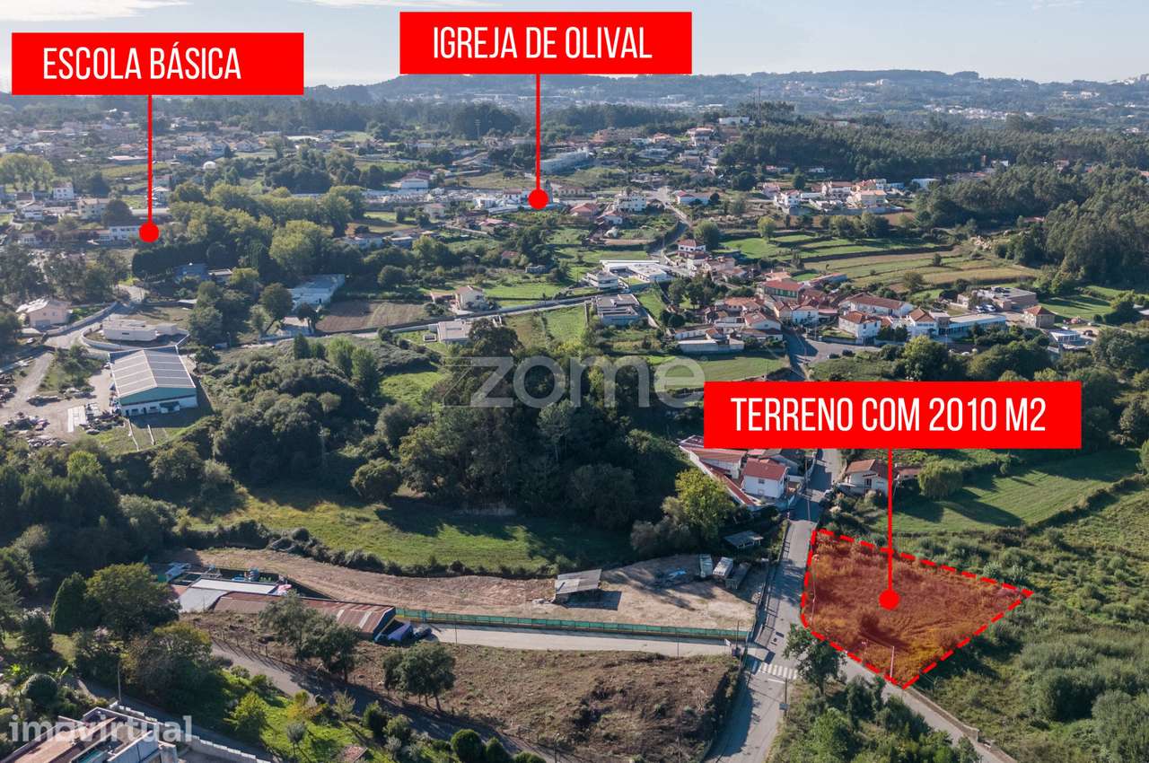Terreno agro-florestal de gaveto, com 2.010 m² - Olival, V.N. Gaia - Grande imagem: 3/17