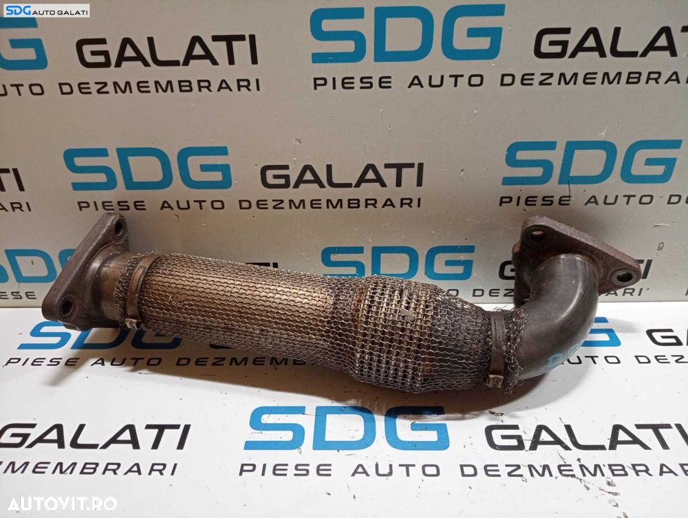 Compensator Racord Flexibil Galerie Teava Conducta Evacuare Stanga Audi A6 C6 2.7 TDI BPP BSG 2005 - 2011 Cod 059789M [M7731] - 3