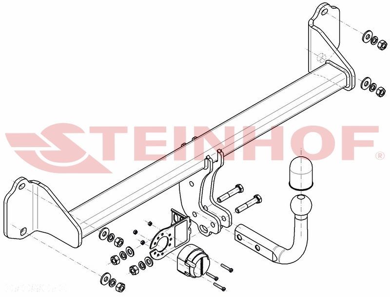 Hak holowniczy + MODUŁ 7PIN do BMW SERIA 2 F46 Gran Tourer od 2015 - 3