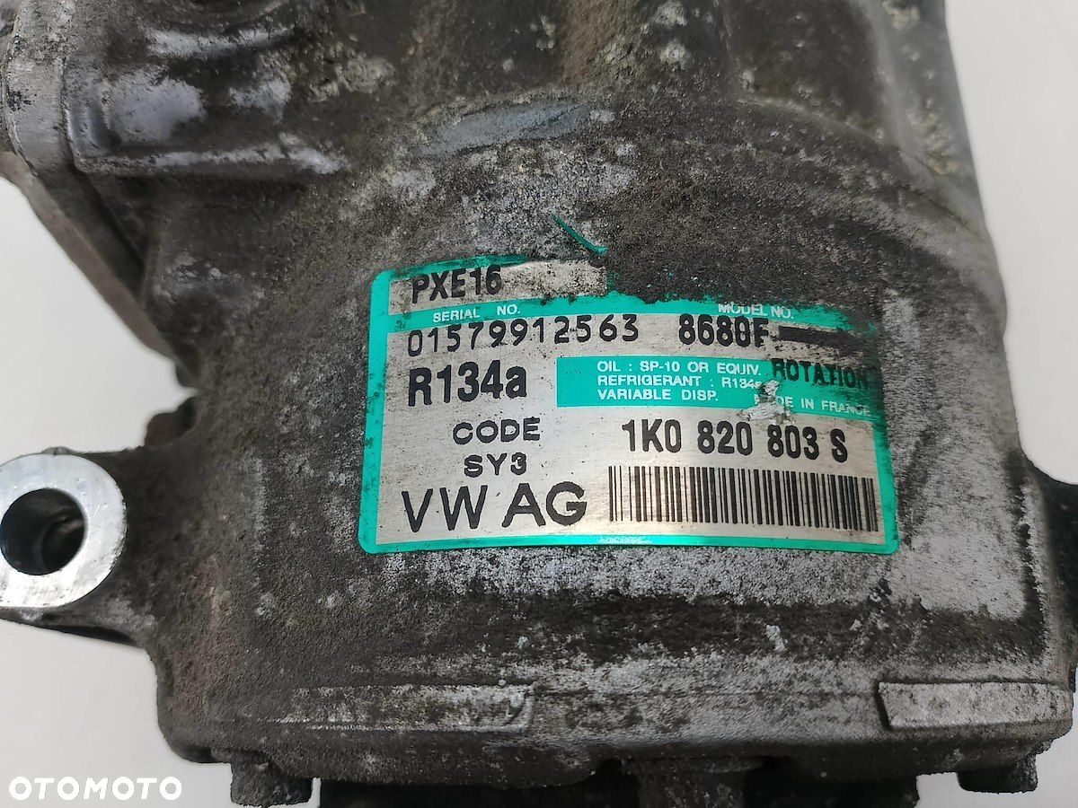 POMPA, SPRĘŻARKA KLIMATYZACJI SEAT LEON II 1K0820803S PXE16 1.9 TDI - 7