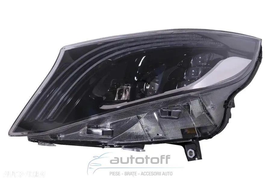 Faruri Full LED ILS compatibil cu Mercedes Vito W447 V-Class W447 (2016-2020) Negru - 2