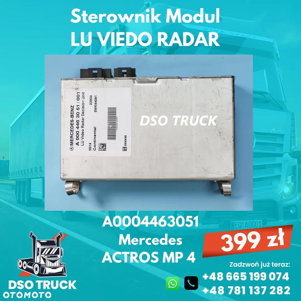 A0004463051 Sterownik Modul LU VIEDO RADAR Mercedes ACTROS MP 4 - 1