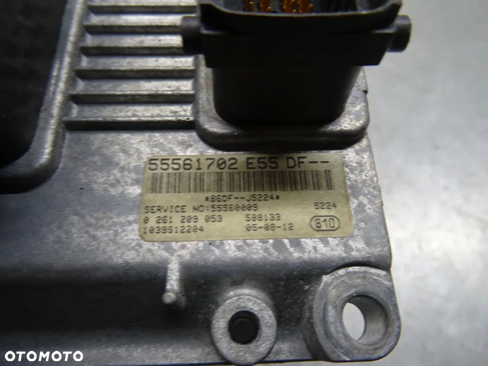 OPEL VECTRA C GTS LIFT 05-08 KOMPUTER STEROWNIK SILNIKA 55561702 - 2