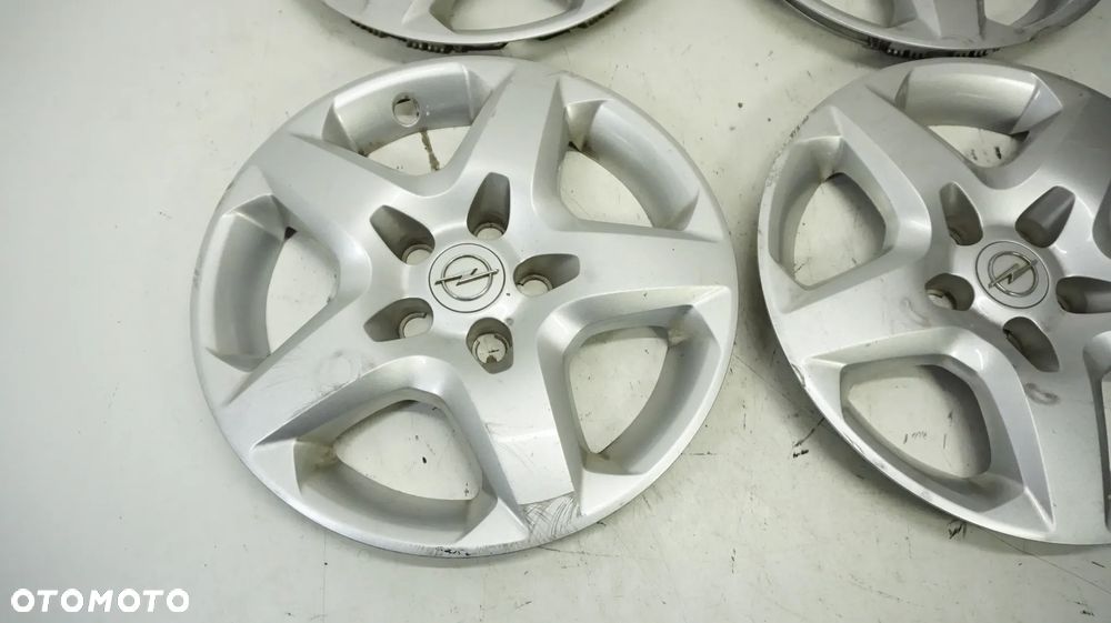 Kołpaki dekle 16 STRUKTURALNE OPEL ASTRA H MERIVA ZAFIRA 5X110 ORYGINAŁ - 4