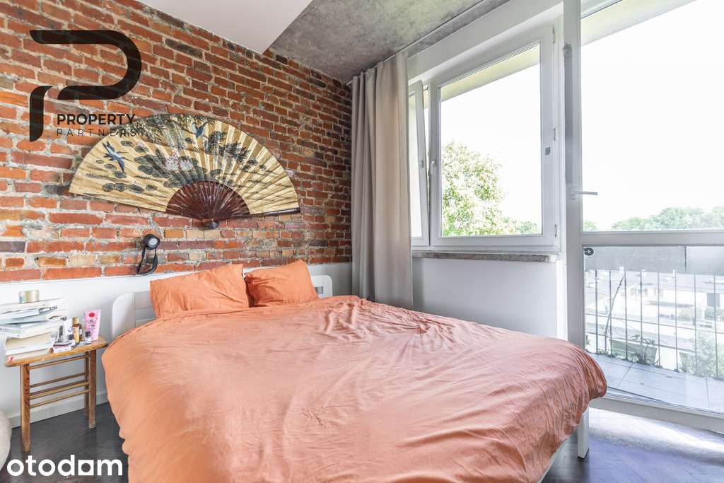 Styl, przestrzeń i balkon | 2-pokojowe mieszkanie