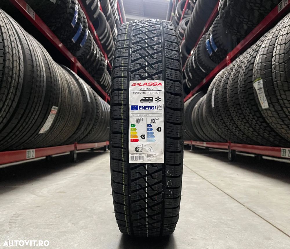 Anvelopa NOUA Iarna  195/75R16C Lassa Vintus2 107/105R D/B/75dB(B) - 2