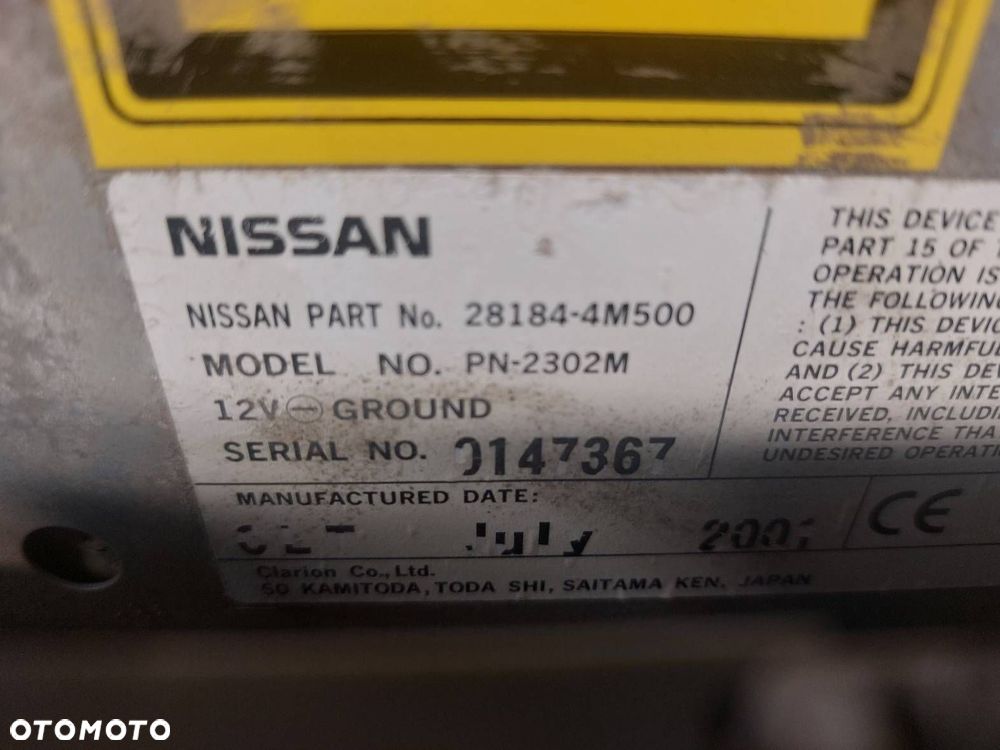 PANEL NAWIEWU + ZMIENIARKA NISSAN X-TRAIL I - 3