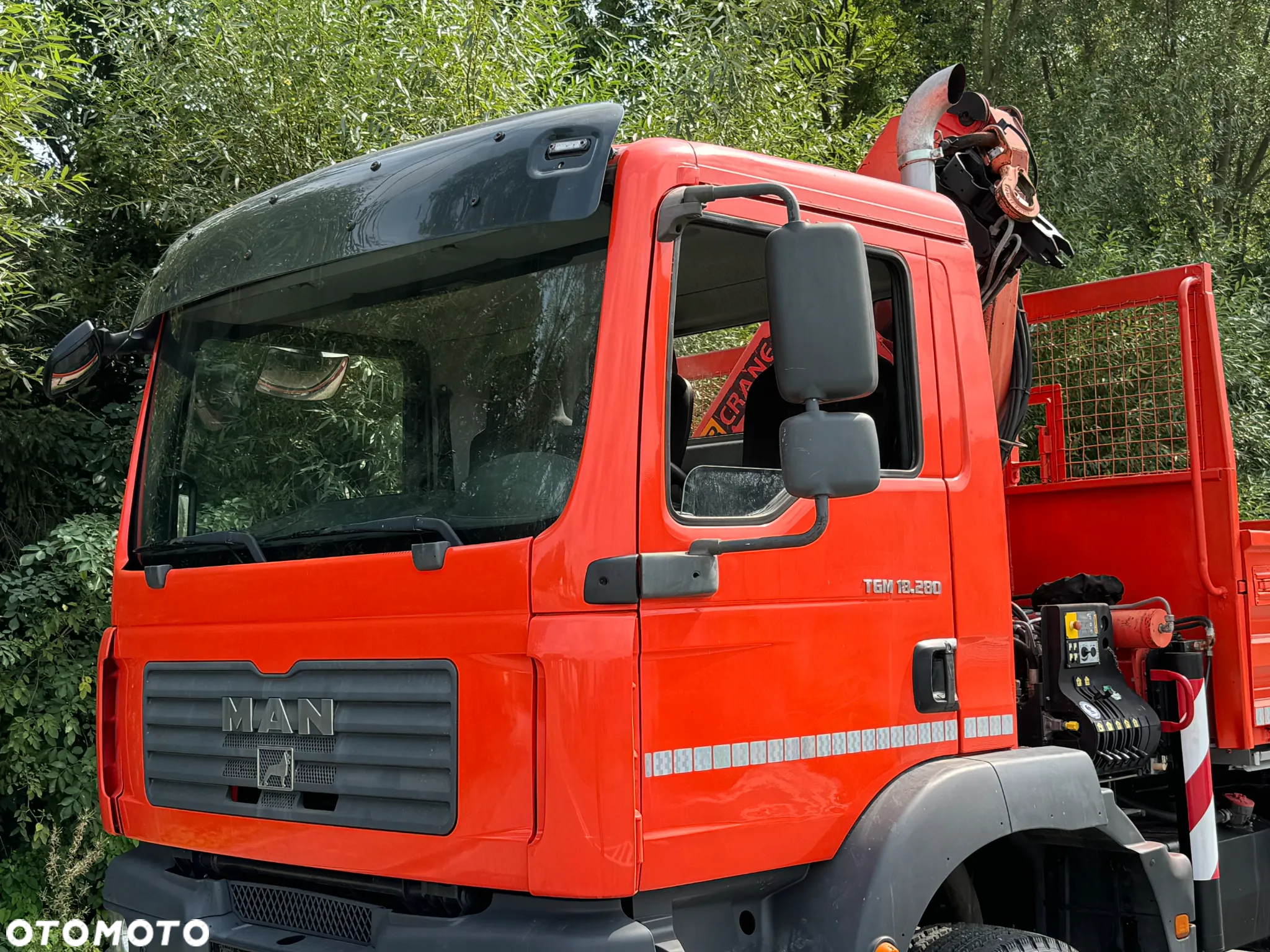 MAN TGM 18-280 MAN 4x4 HDS PALFINGER 105 KIPER WYWROTKA MEILLER BARDZO DOBRY STAN - 14