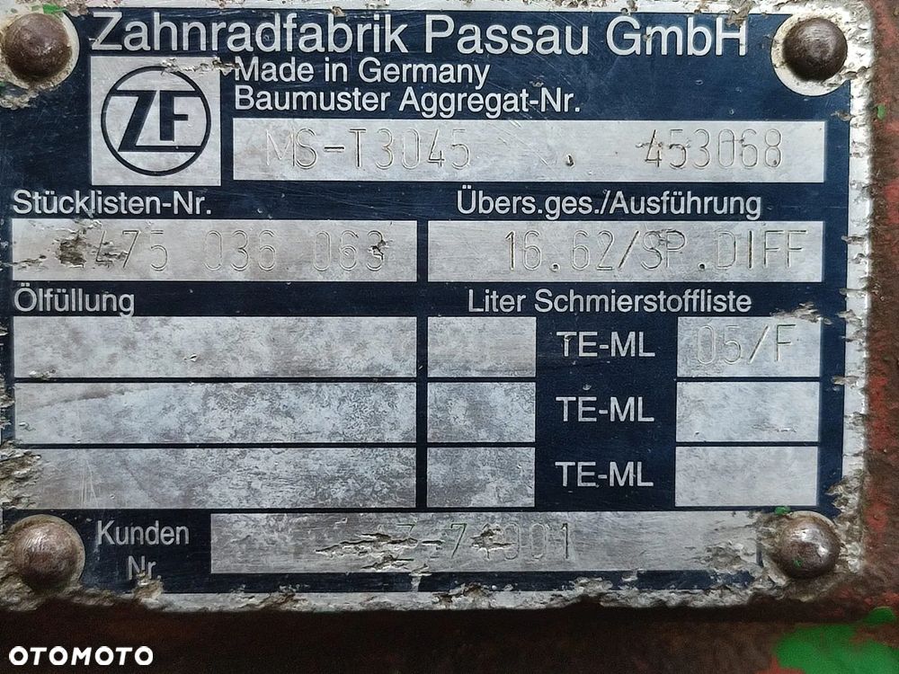 Dyferencjał 13X36 JOHN DEERE 3400 - 14