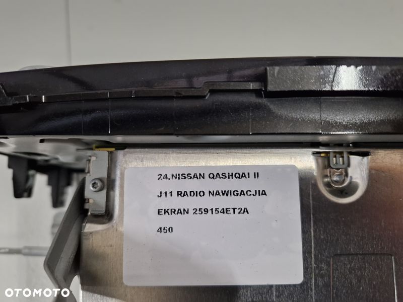 nissan qashqai ii 2 j11 radio nawigacja wyświetlacz ekran 259154et2a - 12