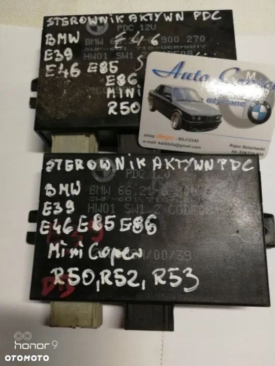 MODUŁ STEROWNIK PDC Bmw e39 e46 r50 6900270 - 1