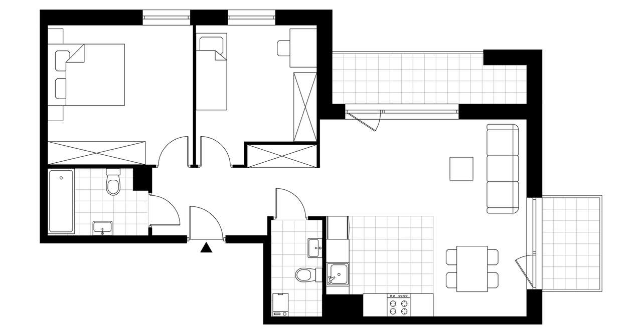 3-pokojowe mieszkanie 65m2 + balkon Bez Prowizji - Pełny obrazek: 3/9