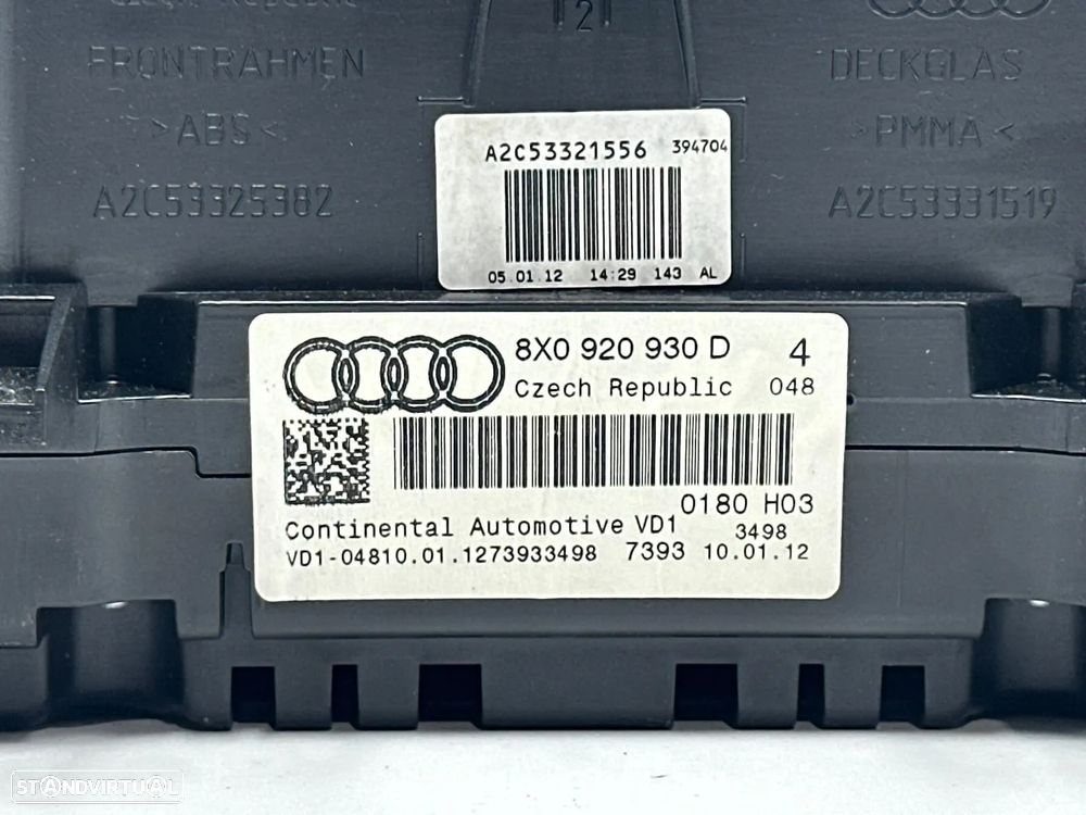 Quadrante - Audi A1 (8X) - 12