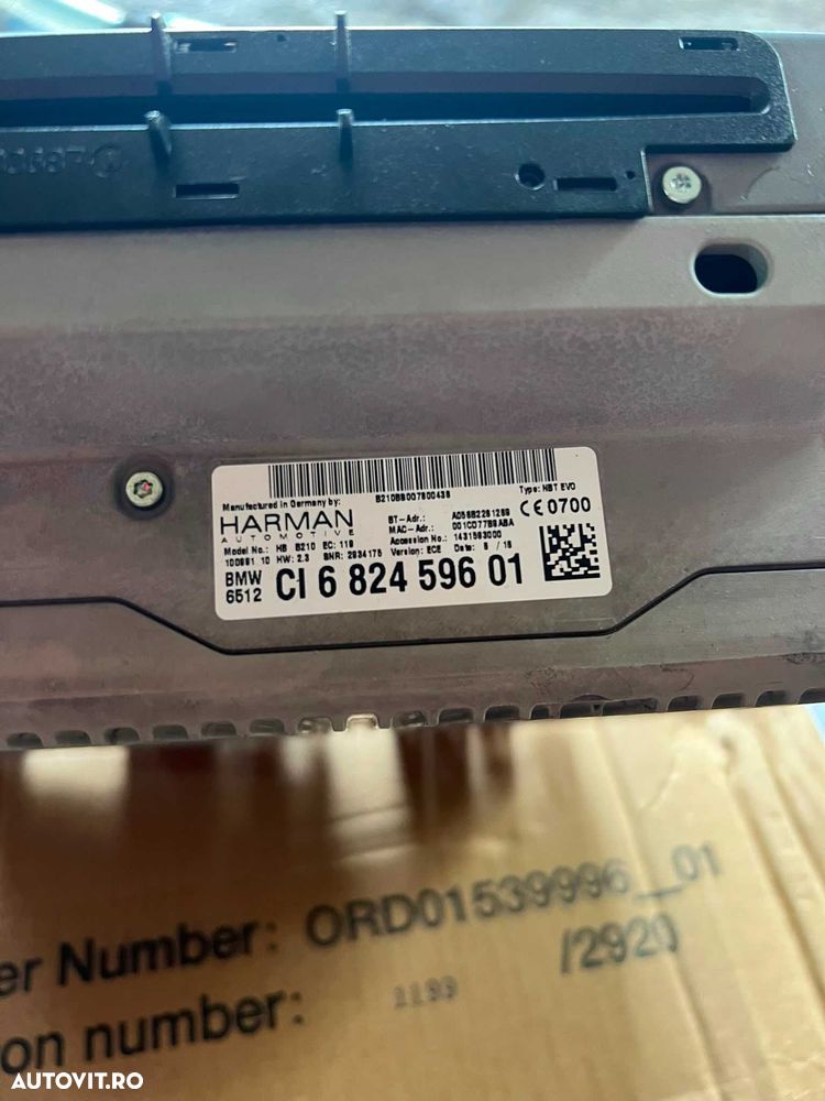 Modul navigatie BMW NBT evo cu mufa gps cod 6824596 - 2