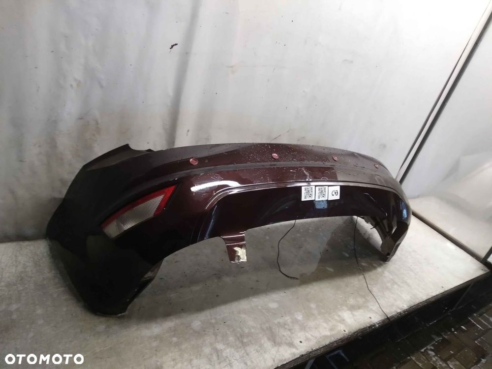 ^ ZDERZAK TYŁ TYLNY FORD FOCUS MK.2 2 II LIFT FL HB BORDO BORDOWY PDC CZUJNIKI - 2