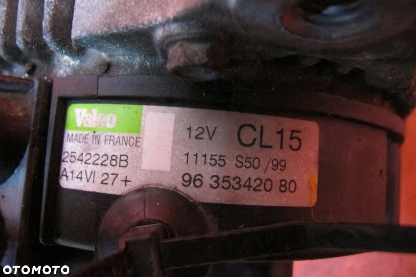 CITROEN BERLINGO 1 I 2.0 HDI RHY PEUGEOT PARTNER ALTERNATOR 9635342080 - 5