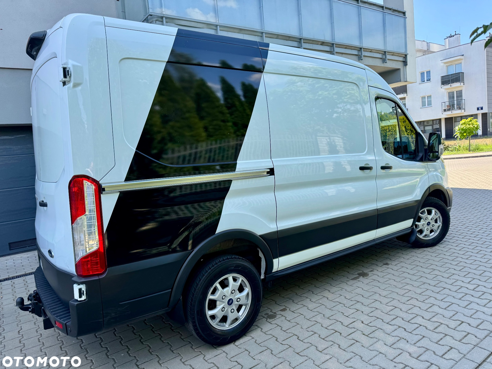 Ford TRANSIT AWD 4X4 podwójne drzwi / drzwi tylne 180 Faktura VAT 23% Kamera Monitor 170KM klimatyzacja podgrzewane siedzenia czujniki 3 osobowy faktura VAT23% serwis zadbany BOGATA OPCJA L2H2 wysoki napęd na cztery koła - 34