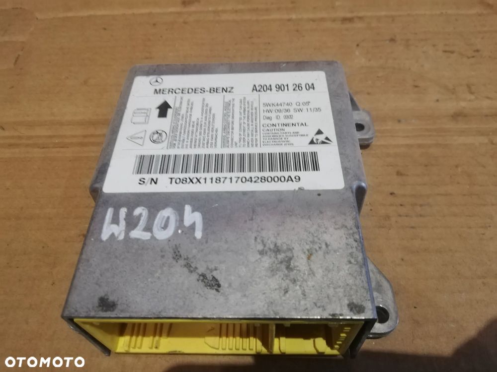 MERCEDES W204 MODUŁ AIRBAG A2049012604