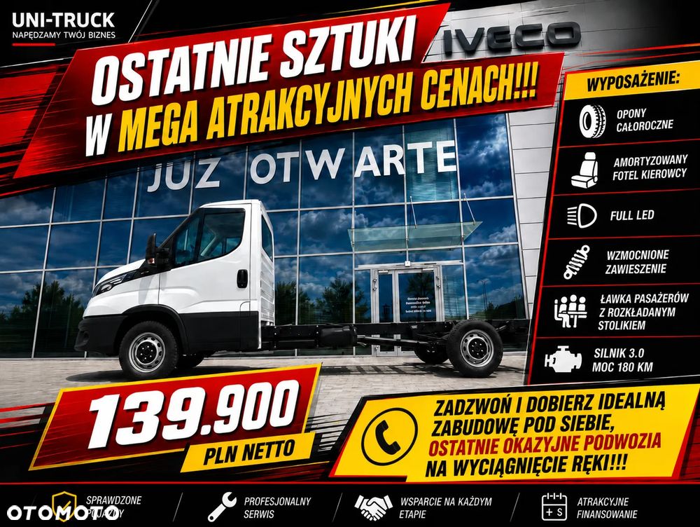 Iveco OKAZYJNE CENOWO PODWOZIA DO ZABUDOWY !!! - 2