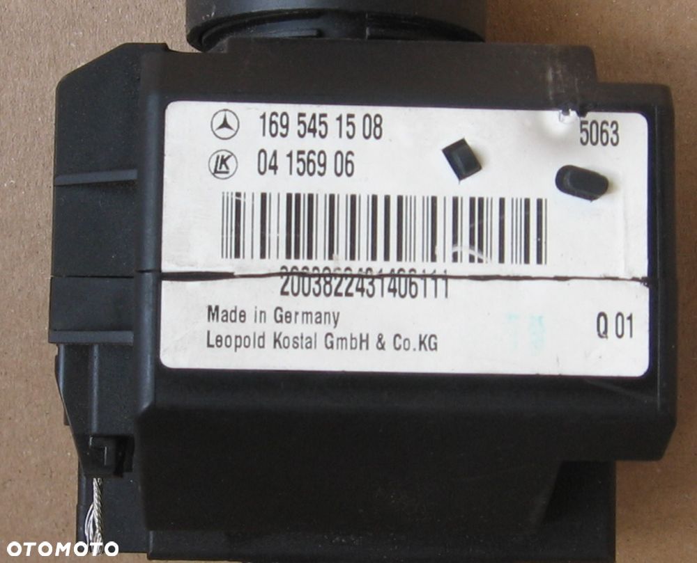 stacyjka kluczyk MERCEDES A KLASA W169 B KLASA W245 1695451508 - 3
