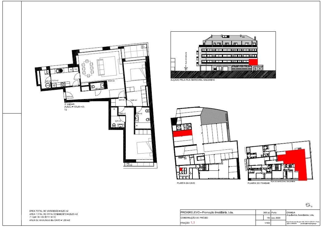 Apartamento T2 (2.900€/mês) 
Edifício Marechal Saldanha, 697 - Grande imagem: 2/8