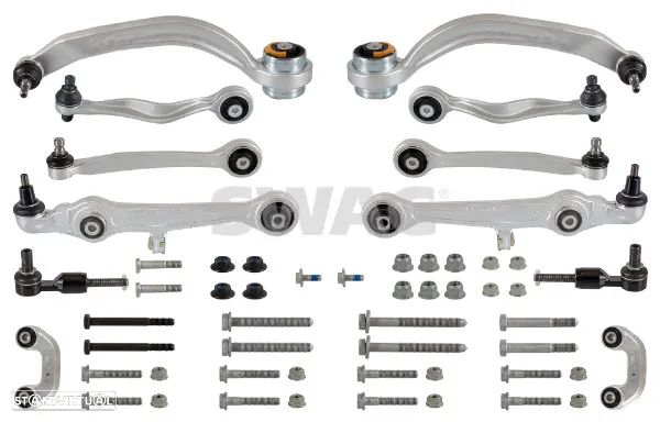 kit braços suspensão vw passat e audi A4 B5 - 1