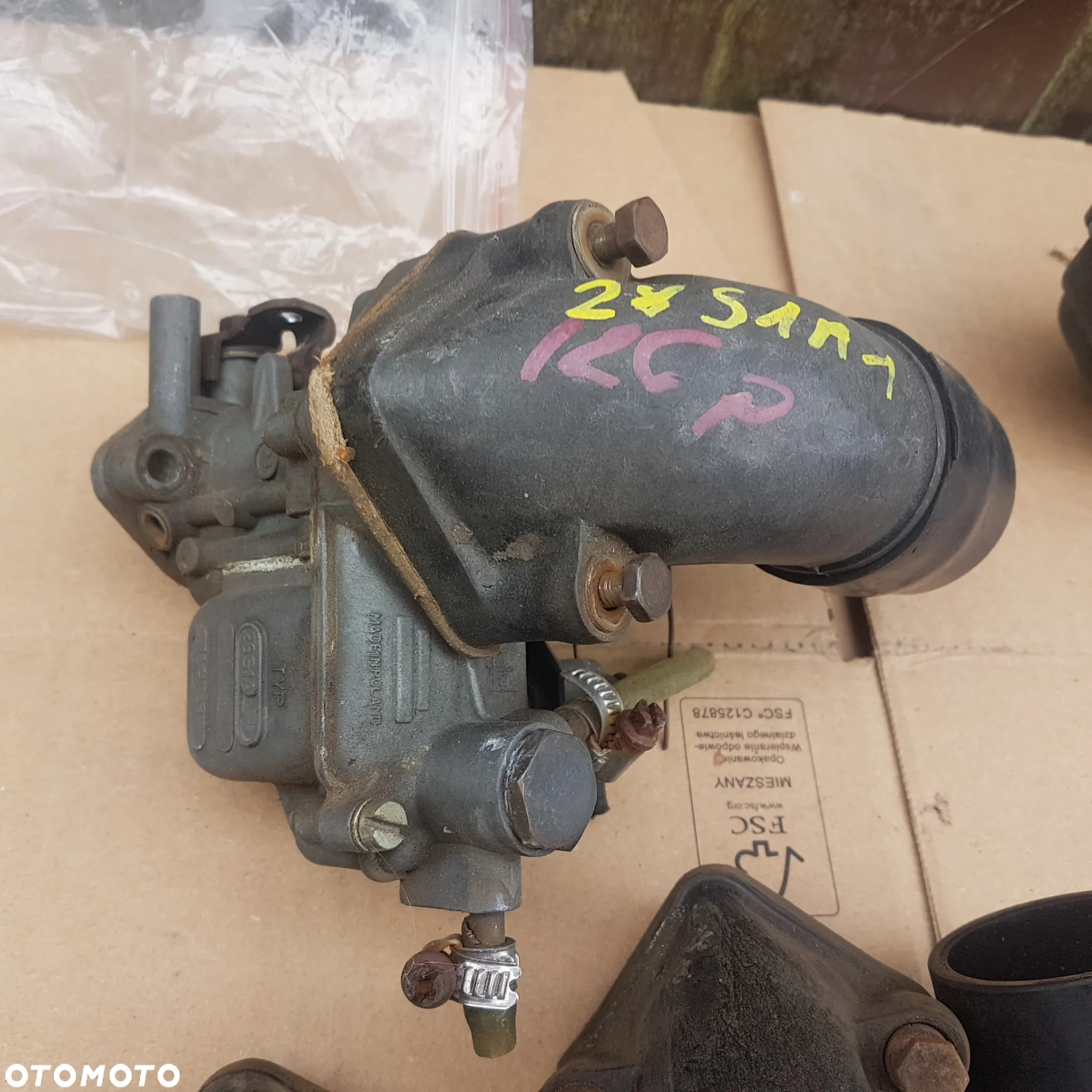 dekielek kominek guma łącznik gażnika nakładka fiat 126p maluch - 4