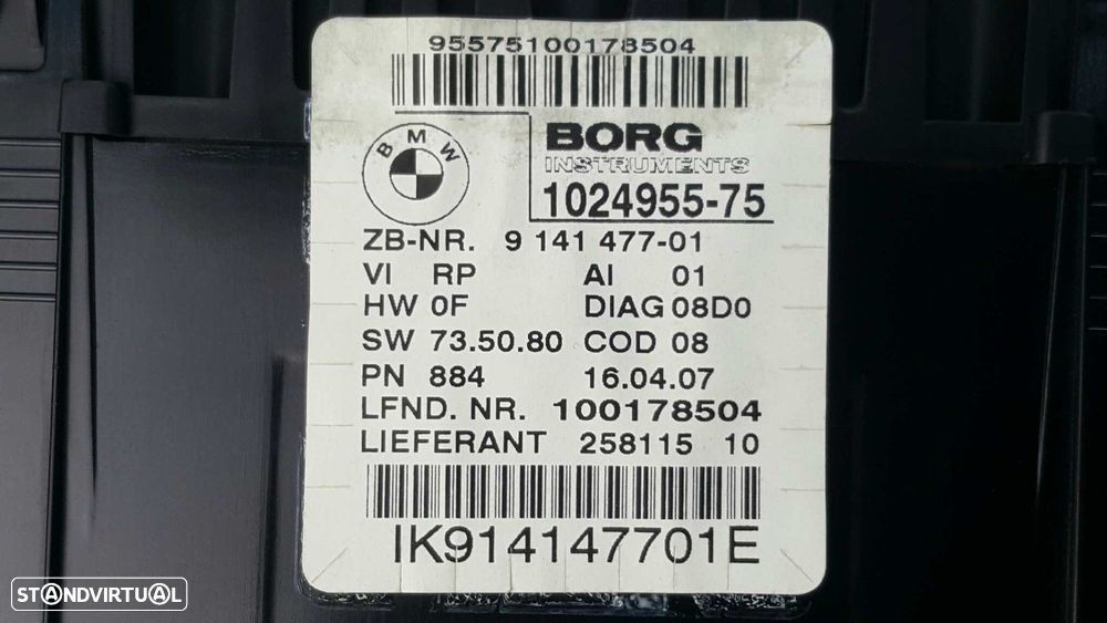 QUADRANTE BMW SERIE 1 BERLINA (E81/E87) 120D - 6