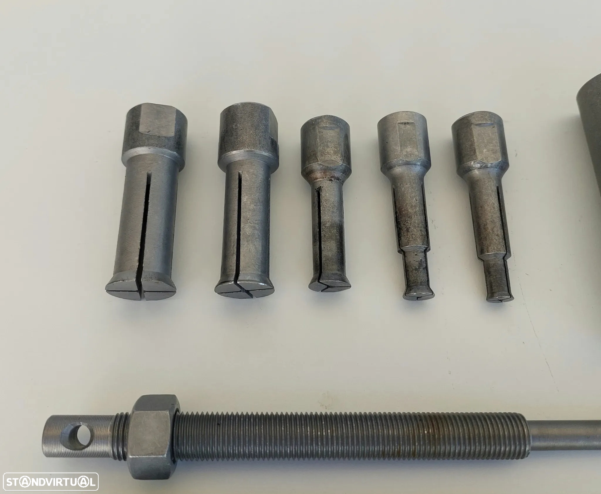 Conjunto Extração Rolamentos Internos 9 a 23mm Universal Multimarcas - 8 peças - 5