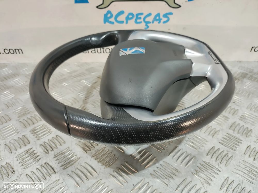 VOLANTE GUIADOR COMPLETO ORIGINAL CITROEN DS3 DS 3 96883081ZD PELE AIRBAG - 3