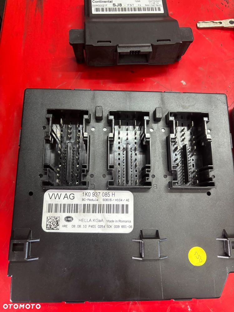 SKODA OCTAVIA ZESTAW STARTOWY KOMPUTER SILNIKA KLUCZYKI 03G 906 021 TB - 3