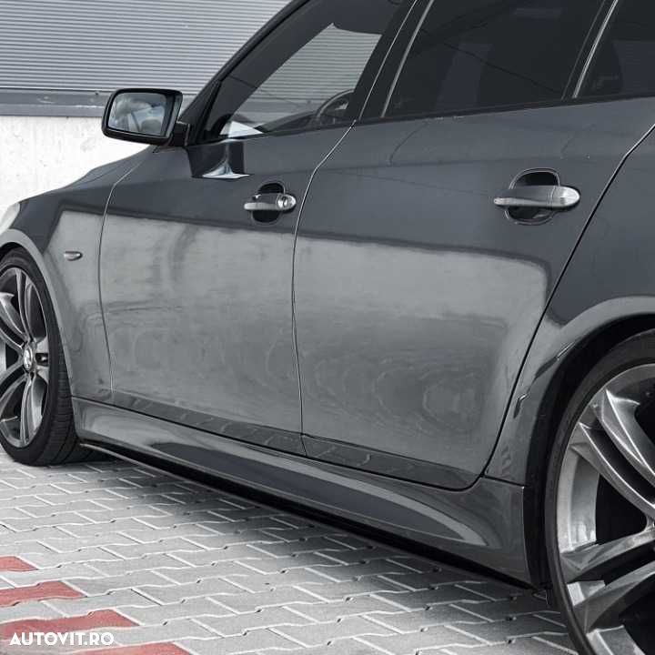Set Extensii Prelungiri Praguri Laterale Dedicate BMW E60 E61, Lucios - 7