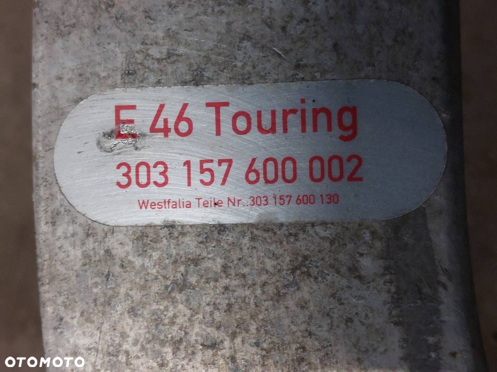 HAK HOLOWNICZY + TABLICZKA + WIĄZKA BMW E46 320D TOURING KOMBI ID: 238988 - 6
