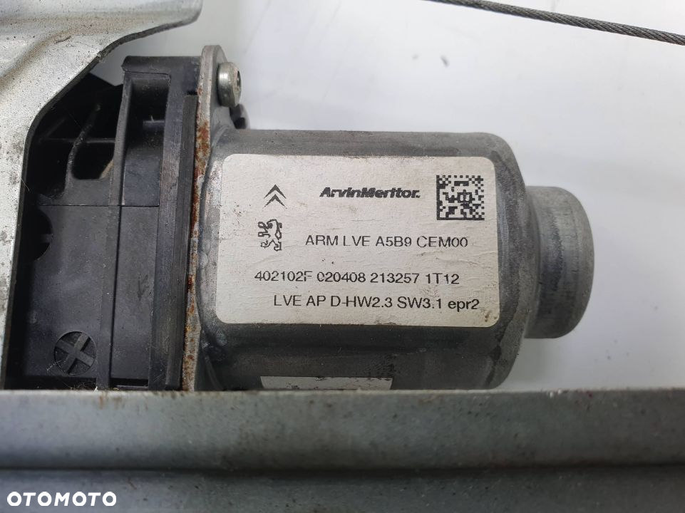 PODNOŚNIK SZYBY PP CITROEN BERLINGO III 402102F - 3