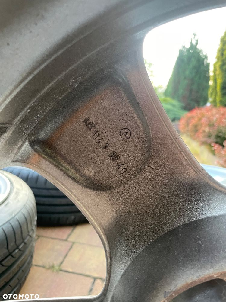 Felgi DEZENT 18” 5x114,3 8Jx18 ET40 + NOWE opony 215/40 R18 — Mazda, Toyota, Honda, Hyundai, Kia - 8