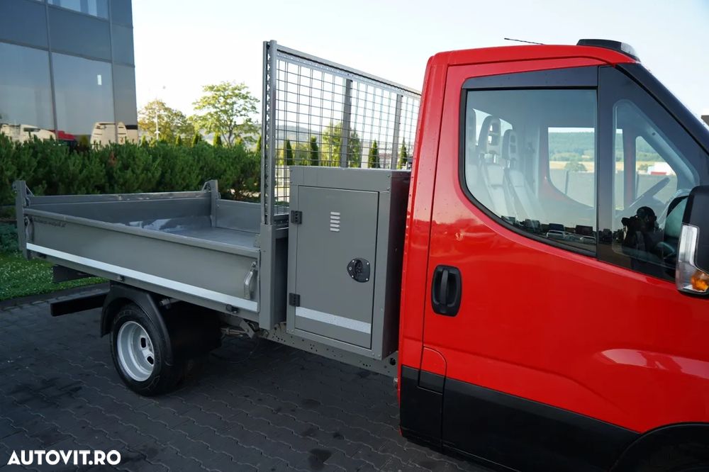 Iveco DAILY 35-130 / BASCULATOR SPATE / DUBLU / MANUAL / PIELE / EURO 6 - 24
