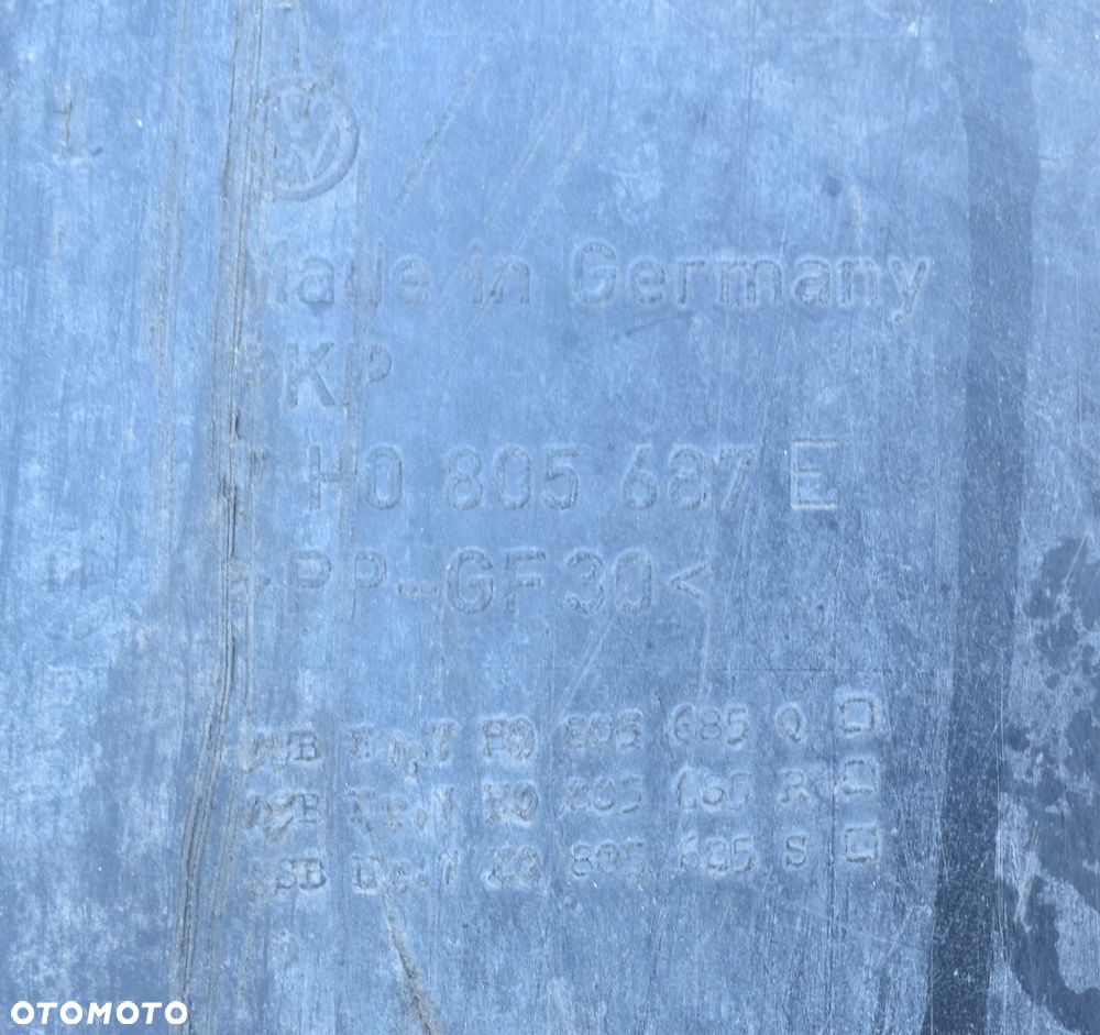 OSŁONA PŁYTA POD SILNIK VW T5 2.5 TDI 7H0805687E - 5