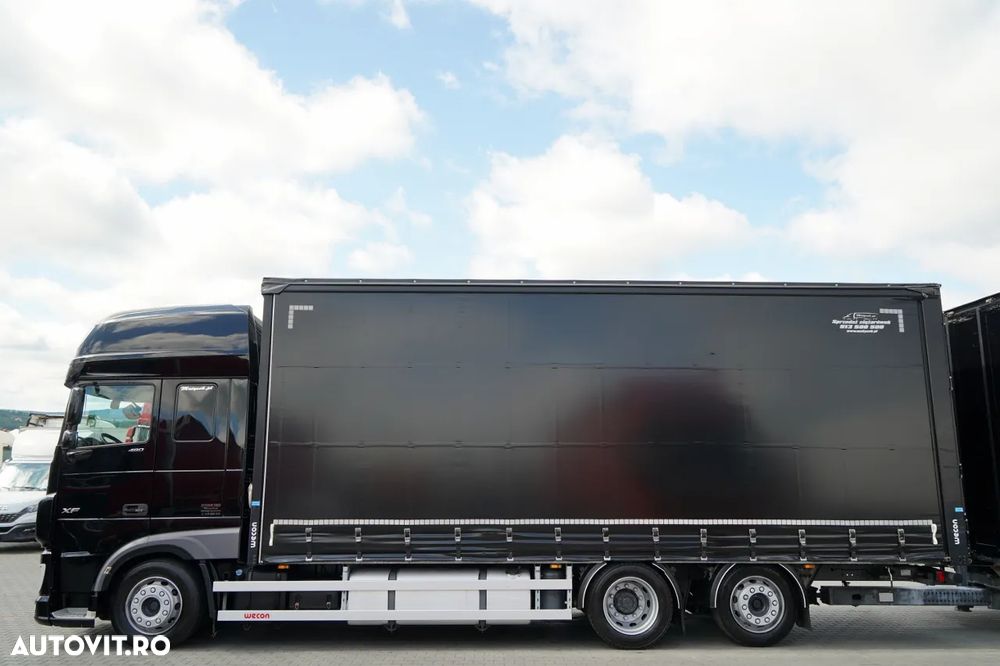 DAF XF 480 / AER CONDIȚIONAT PARCARE / COMBINAȚIE TANDEM / 120 M3 / TRANZIȚIE / Wecon / 2019 / CONTRACT POST-SERVICE - 13