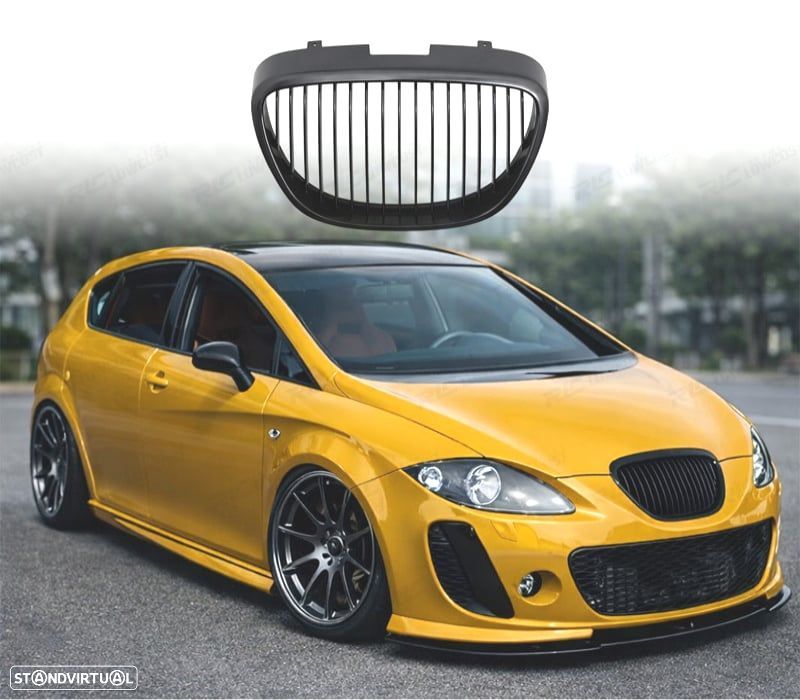 GRELHA FRONTAL SEAT LEON II 2 1P 05- TOLEDO III 3 5P 04- ALTEA 5P 04- PRETA - 1