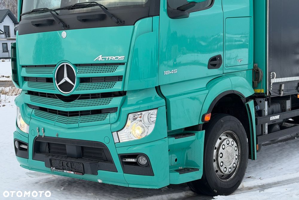 Mercedes-Benz ACTROS 1845 / FIRANKA / 18 EUROPALET / ALUSY / 8 000 KG ŁADOWNOŚCI / 2018 ROK / SPROWADZONY / AUTOMAT / SYPIALKA / EURO 6 - 18